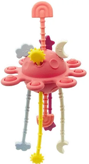 Aojieni Silicone Sili Factory Pull String Teething Toys
