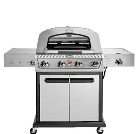 Cuisinart Propel+ Four Burner 3-In-1 Gas Grills with Pizza Oven