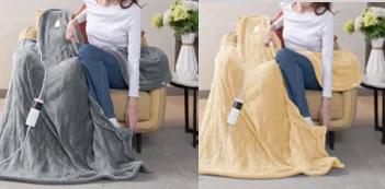 Heated Sherpa Throws and Blankets