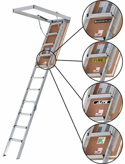 Louisville Ladder Over One Million Attic Stairway Ladders