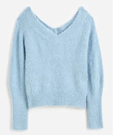 Madewell Double V-Neck Pullover and V-Neck Cardigan Sweaters