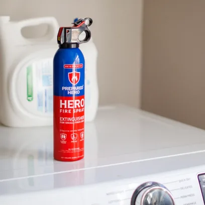 Prepared Hero Fire Spray Canisters