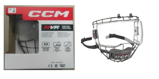 Product: CCM Hybrid Visor (Style FMVHR) and Replacement Visor accessory (Style ACCHVR)