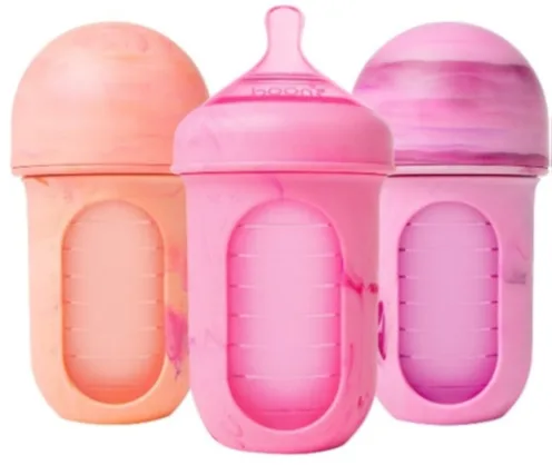 TOMY Boon NURSH 8 oz Reusable Baby Bottles