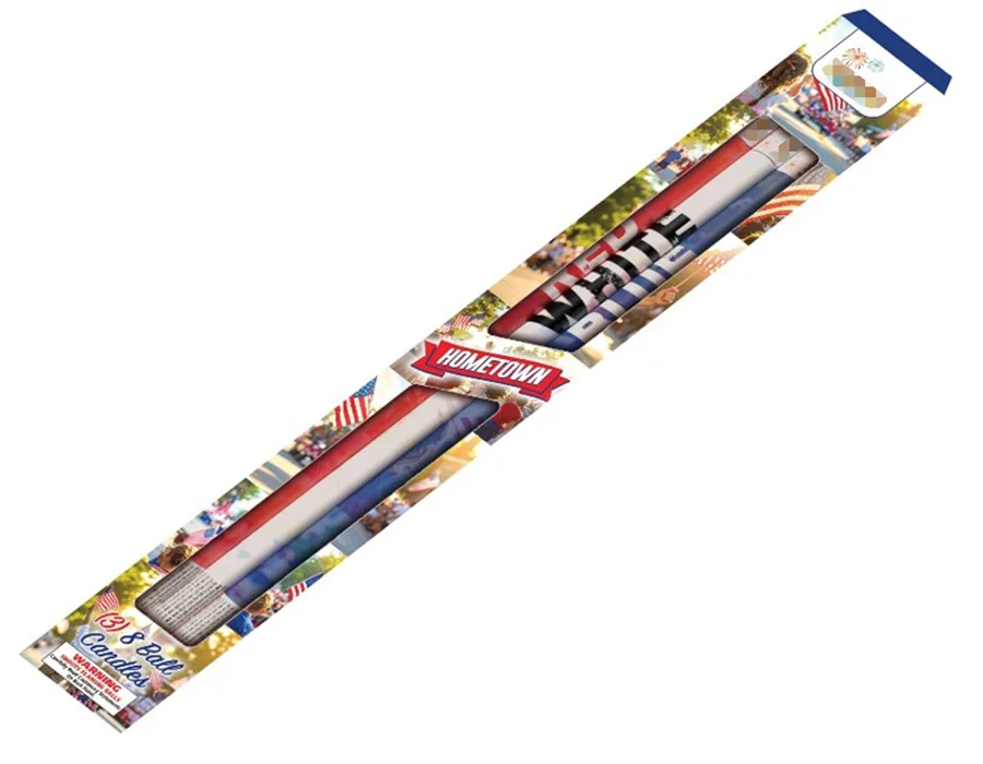 Winco Fireworks International Roman Candles 8 Shot Fireworks