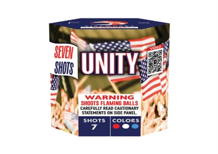 Winco Fireworks International Unity 7 Shot 200 Gram Aerial Cake Fireworks